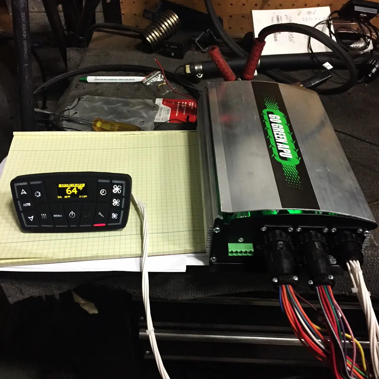 PDM and cab controller — Go Green APU